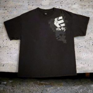 Etnies Skate Logo Black Cotton Short Sleeve Shirt